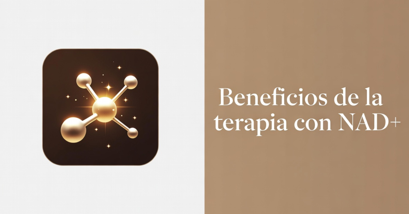 Icono molecular dorado sobre fondo oscuro