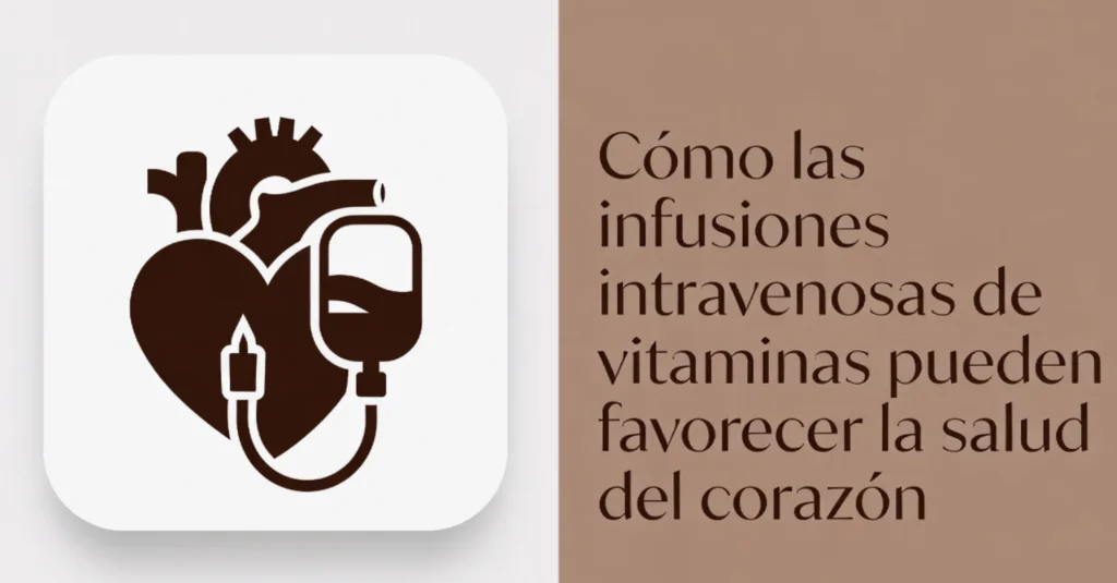 cómo las infusiones intravenosas de vitaminas pueden favorecer la salud del corazón