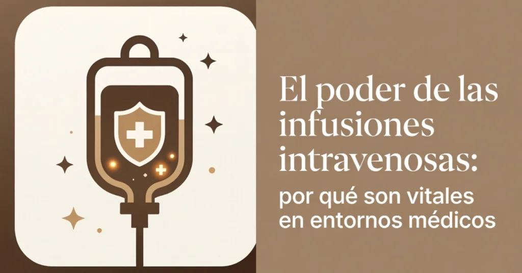 Ilustración de bolsa de infusión intravenosa médica