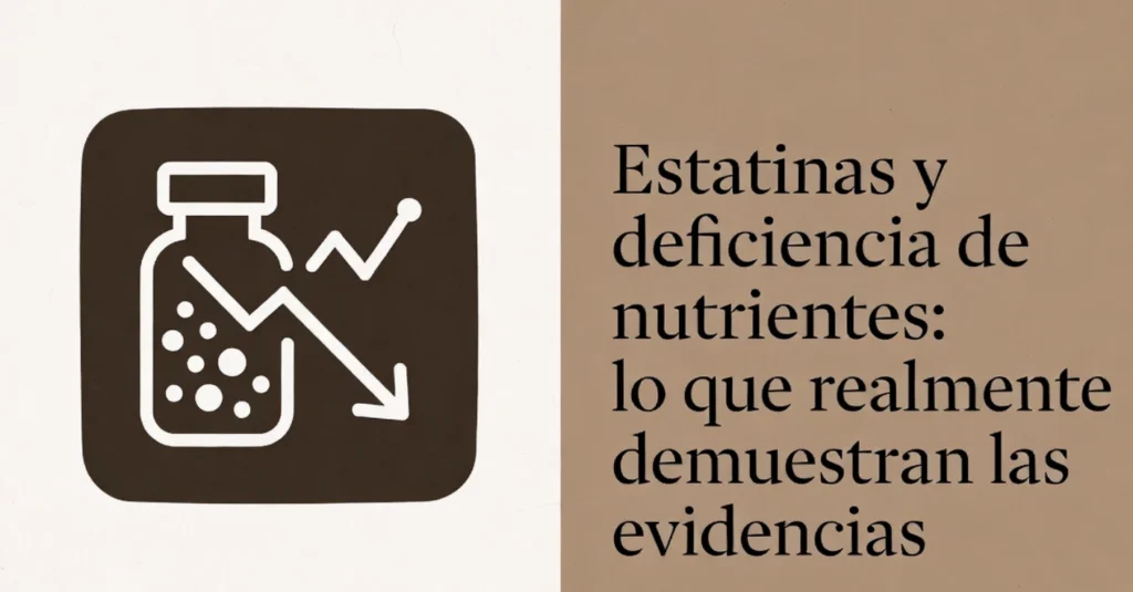 Icono de frasco con gráfica descendente sobre estatinas