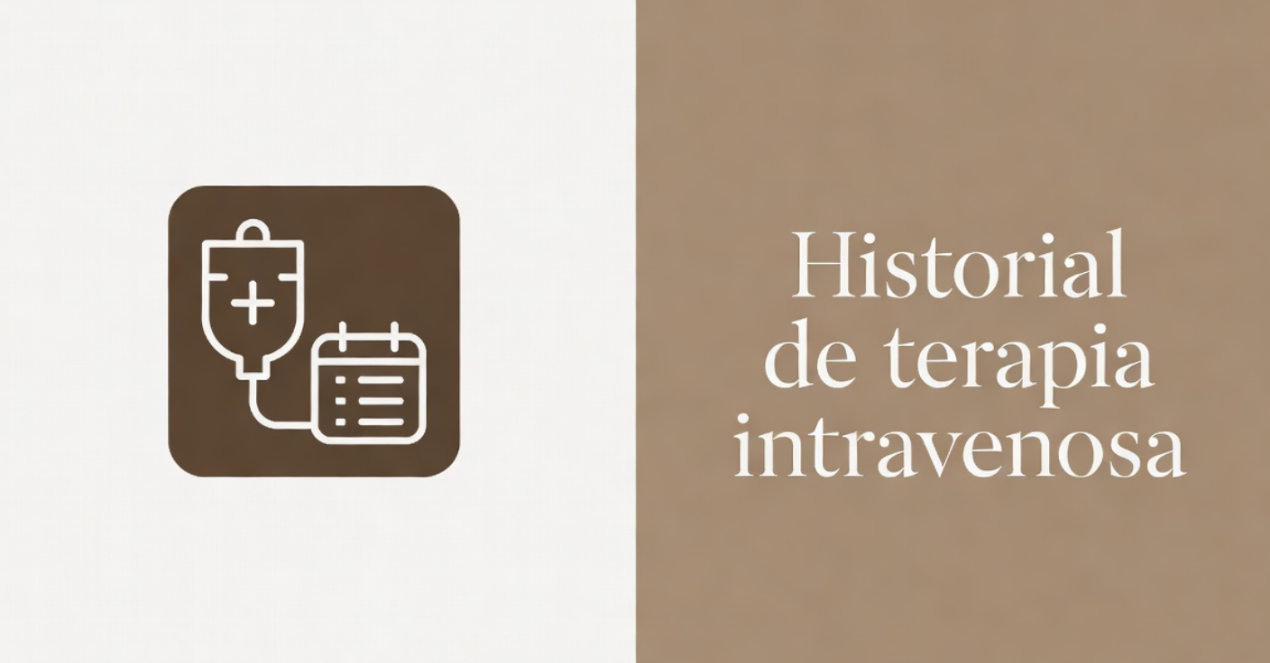 Icono de terapia intravenosa con calendario