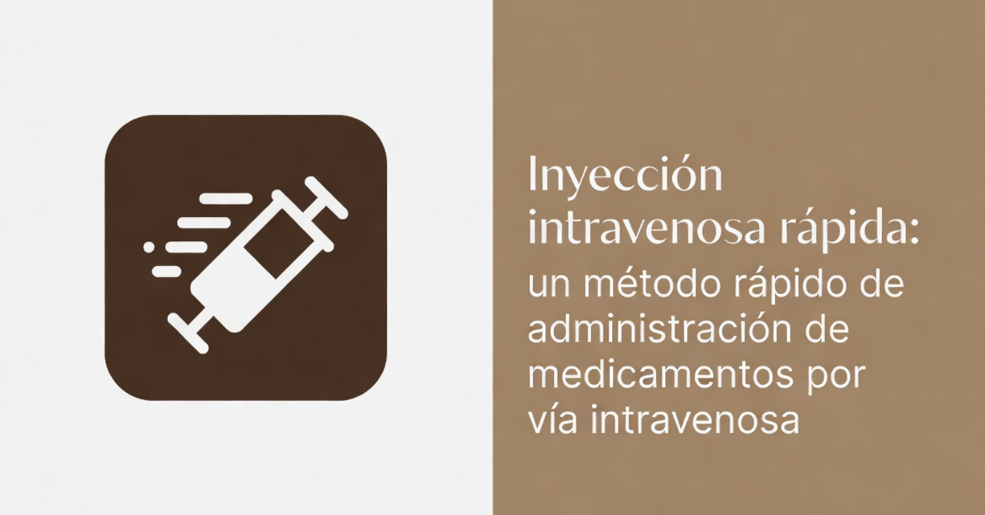 Icono de jeringa para inyección intravenosa rápida