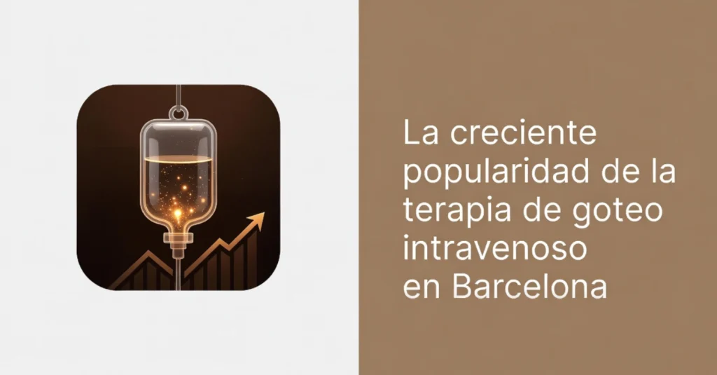 Bolsa de suero con gráfico ascendente iluminado