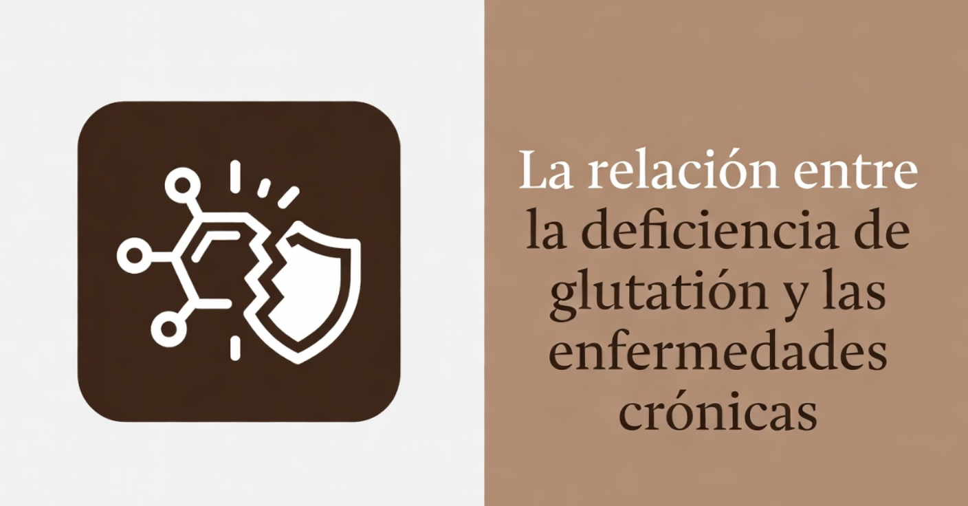 Icono de molécula y escudo sobre fondo marrón