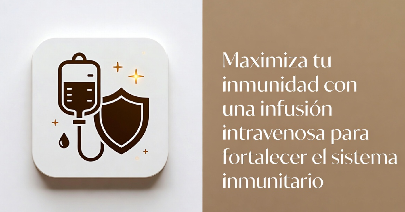 Icono de suero intravenoso y escudo protector