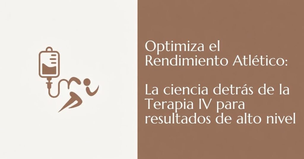 Icono de terapia IV y atleta corriendo
