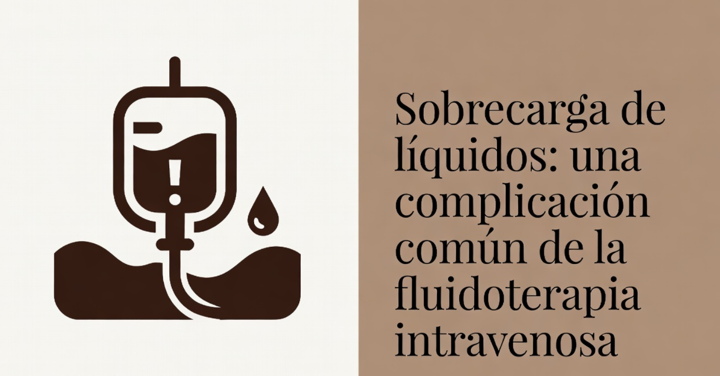 Ilustración de bolsa intravenosa con símbolo de alerta