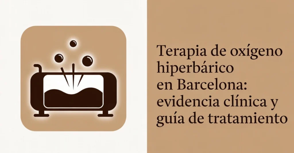 Icono de terapia de oxígeno hiperbárico en Barcelona