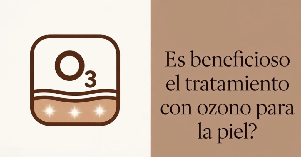 Icono O3 y texto sobre tratamiento facial