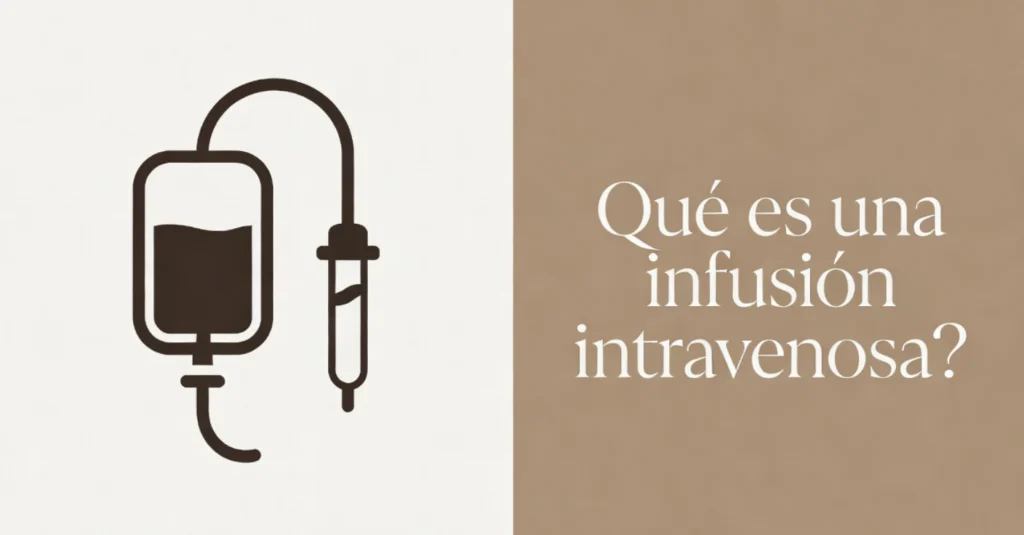 Ilustración de bolsa para infusión intravenosa