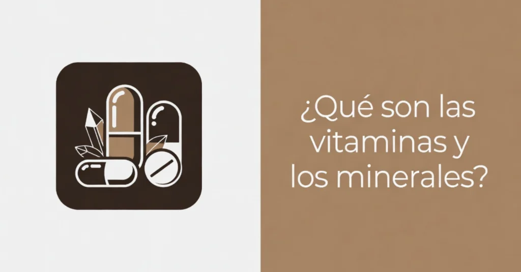 Icono de vitaminas y minerales en cápsulas